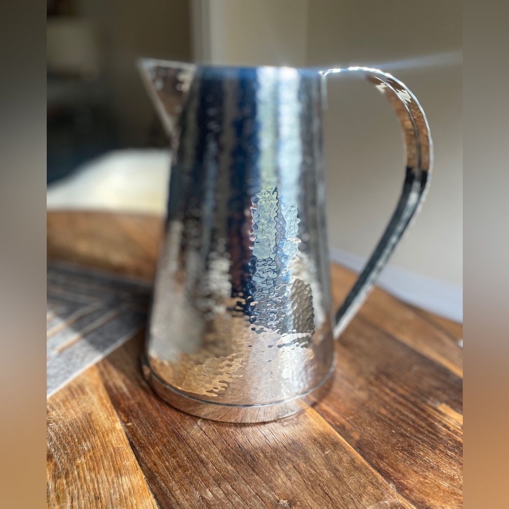 Michael Aram Silver Hammered Pitcher
